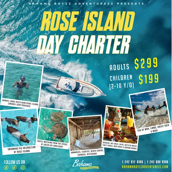 Bahama Boyzz Adventurezz — Rose Island day charter