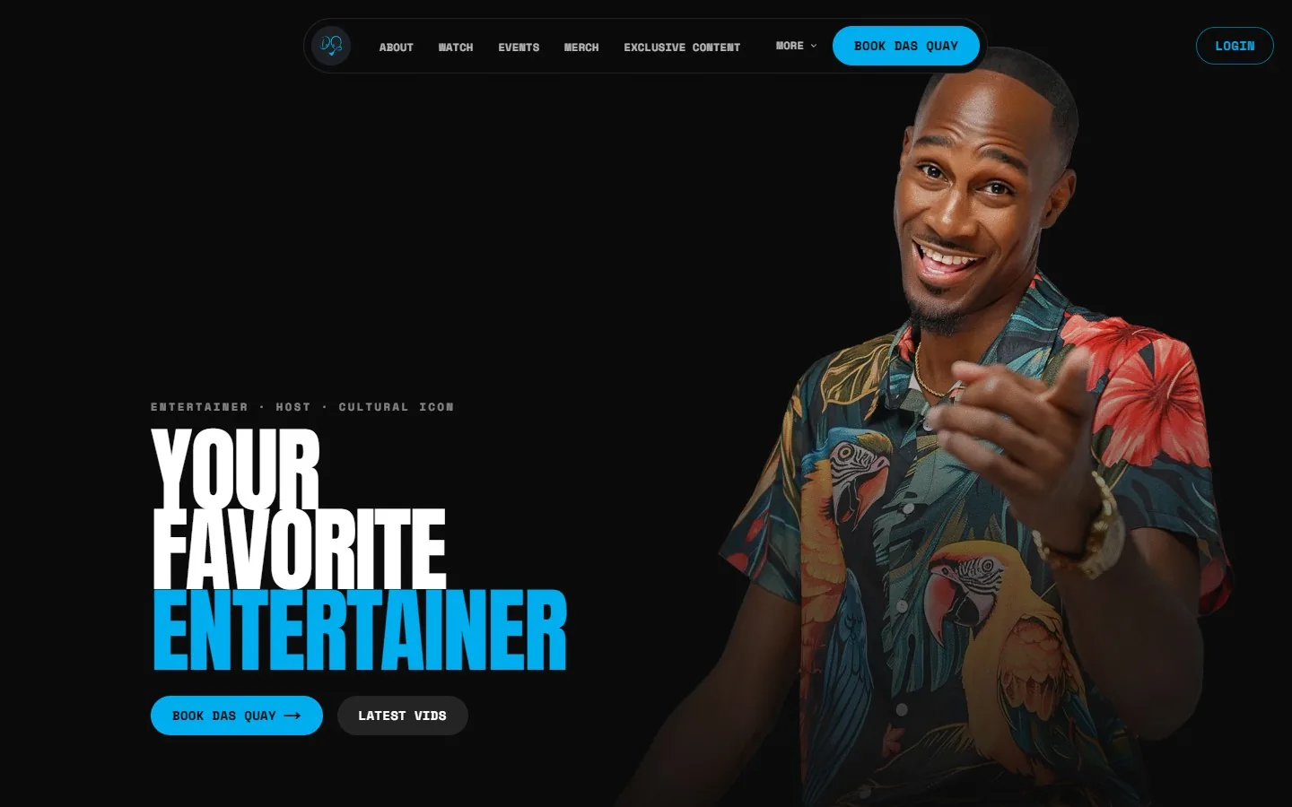 The Das Quay homepage